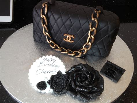 chanel bag fondant cake|Chanel bag cake cut out.